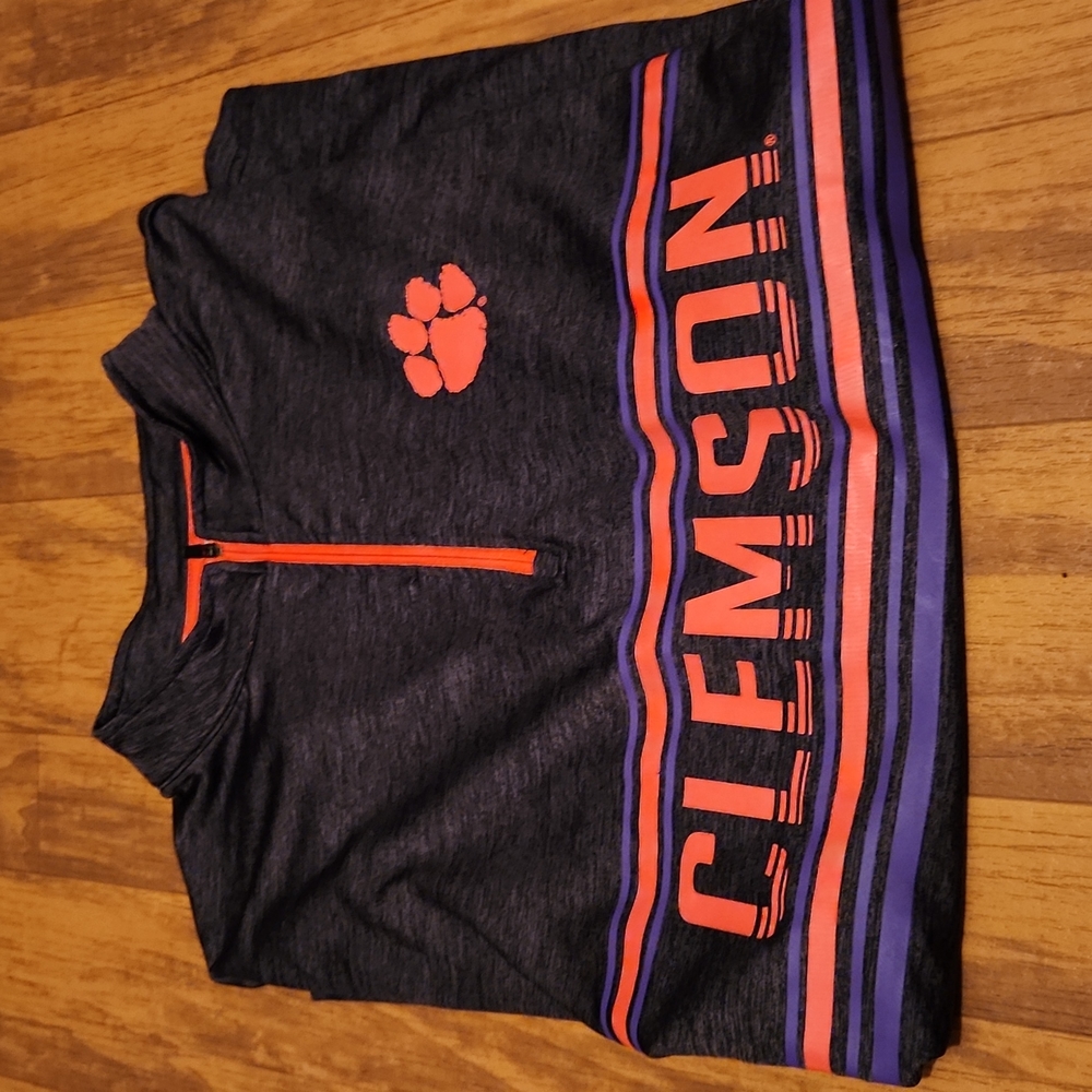 Clemson 1/4 zip pullover